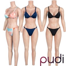 Silicone Bodysuit C/G Cup Breast Forms Fake Vagina Hip Shaping Female Body Suit