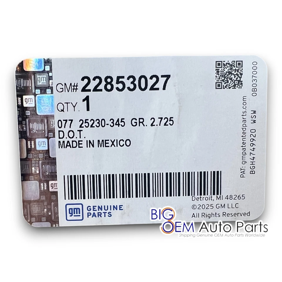 OEM new 2007-2013 Chevrolet Silverado LH Driver Headlight Park Turn Signal Lamp - Image 4 of 4