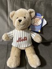 2010 Build A Bear NEW YORK METS Plush Teddy Shea Citi Field Promo Baseball Tags
