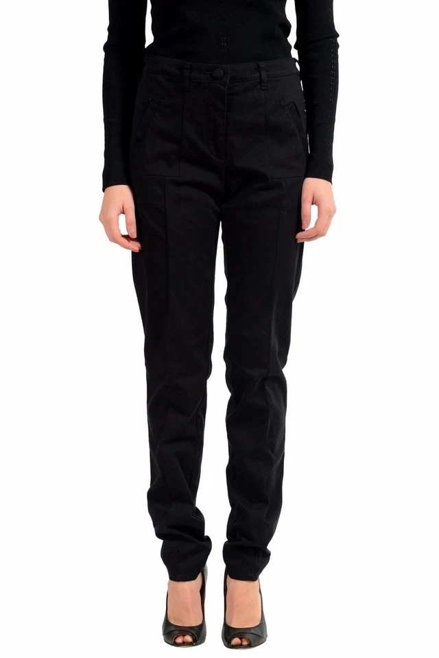Armani Jeans Women's Black Slim Fit  Casual Pants US 26 EU 38