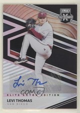 2020 Panini Elite Extra Edition Signatures Levi Thomas #116 Auto 0c2