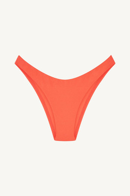 Vitamin A California High Leg Bikini Bottoms Orange Size M NWT 812B ECPO