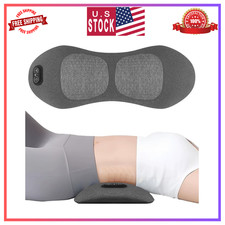 Non Rechargeable Lower Back Massager with Heat Vibration Lumbar Support
