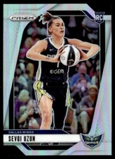 2024-25 Prizm Silver Prizms WNBA Sevgi Uzun Rookie Dallas Wings #92