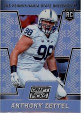 2016 Panini Prizm Draft Picks Prizms #236 Anthony Zettel - FB