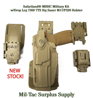 Safariland SLS 7360(M17、M18) Safariland® Military Issue 7360-450 7TS Holster - Sig Sauer M17/18
