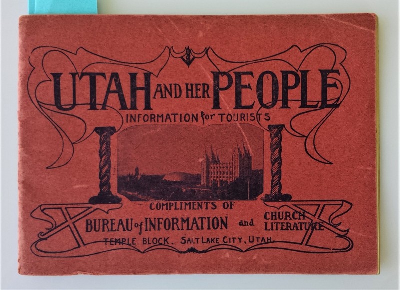 1903 antique UTAH tourist GUIDE history illus rr kenyon hotel telephone travel