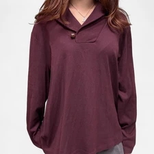 Ralph-lauren Women's Burgundy and Brown Jumper