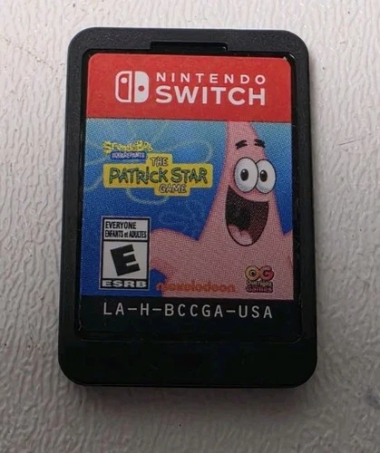 Spongebob Squarepants The Patrick Star Game - NINTENDO SWITCH Loose Game Cart
