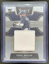2022 Panini Select Vidal Brujan Rookie Jumbo Swatch RC Jersey #RJS-VB Rays