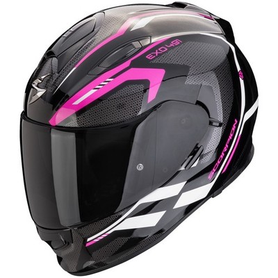 Scorpion Exo-491 Kripta Integralhelm Schwarz / Pink / Weiss Motorradhelm