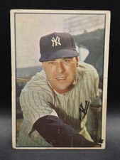1953 Bowman Color #27 Vic Raschi Yankees FILLER