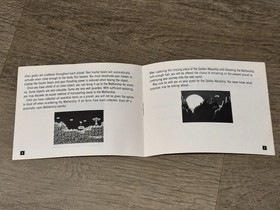 Folleto manual de instrucciones Solar Jetman solo Nintendo Nes aut&eacute;ntico