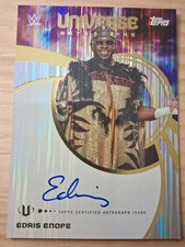 2025 Topps WWE Universe Edris Enofe Autograph Card #UNA-EEN
