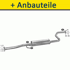 Mitteltopf Auspuff+ für HONDA CIVIC AERODECK 1.4 1.6 1995-2001