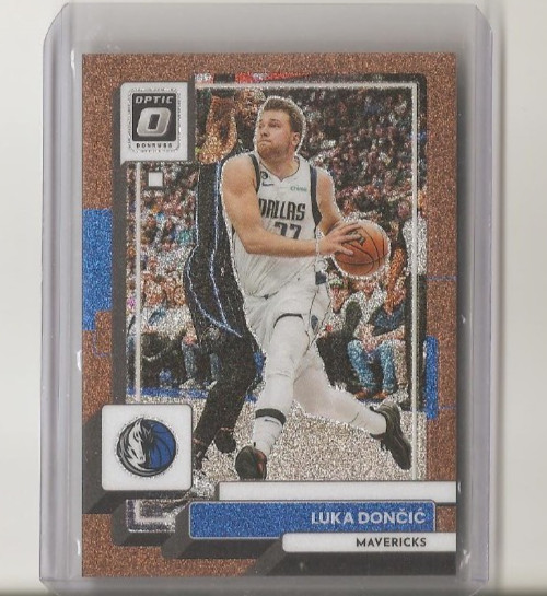 2022-23 Panini Donruss Optic LUKA DONCIC Copper Glitter Prizm Refractor /99 #160