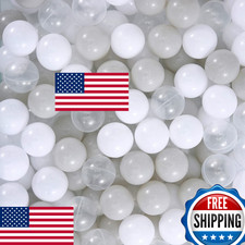 Dekeyoo 100 Crush-Proof BPA-Free 2.2" Plastic Ball Pit Balls for Tent, Playhouse