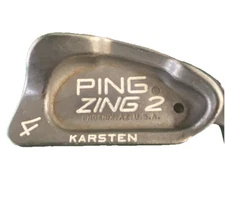 Ping Zing2 4 Iron Black Dot Men's RH Dynalite Stiff Steel 38.5" Lamkin Grip