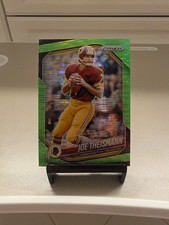 Joe Theismann 2025 Panini Prizm #284 Neon Green Pulsar Washington Redskins