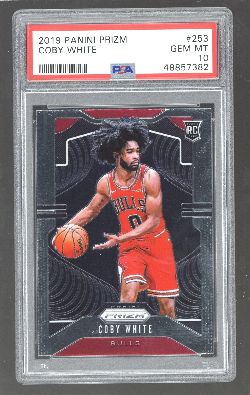 2019-20 Panini Prizm #253 Coby White ROOKIE RC PSA 10