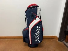 Titleist 2022 14-Way Cart Bag - Navy / White / Red **NEW**