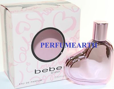 BEBE SHEER 0.33 OZ EDP SPLASH FOR WOMEN BY BEBE & NEW IN A BOX