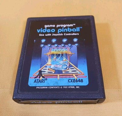 Video Pinball (Atari 2600) Game Tested Free Shipping 