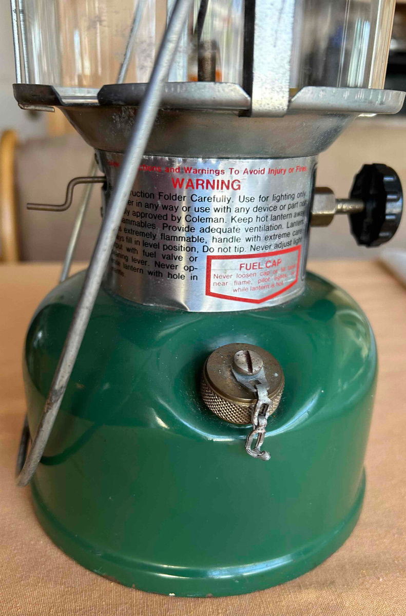 Vintage Coleman 2 Mantle Lantern Model 220K 220k195 for sale