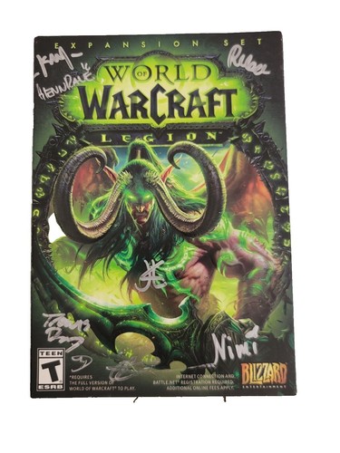 World of Warcraft WOW Legion Ad Card Flyer Promo from Gamescom