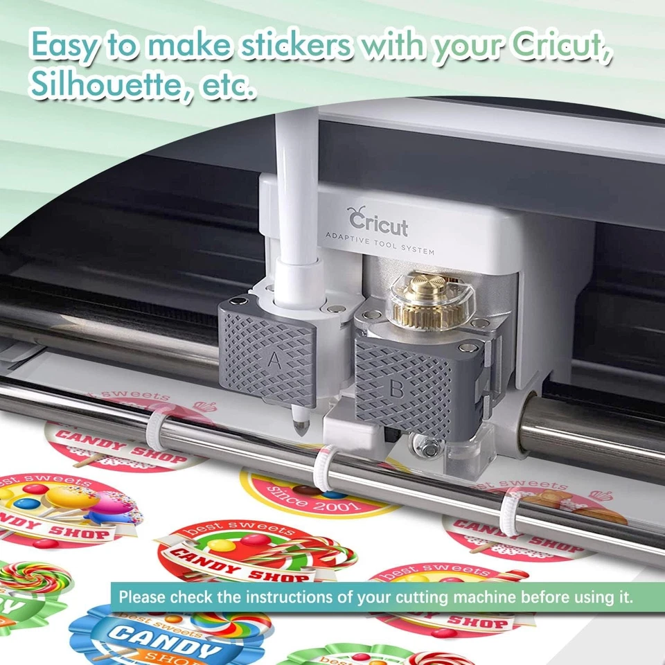 Koala Printable Vinyl Sticker Paper Roll Inkjet Printer 13"X32.8 FT Matte 13 In - Image 4 of 4