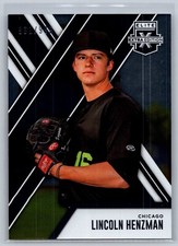 2017 panini elite extra edition baseball lincoln henzman rc 961/999 #194