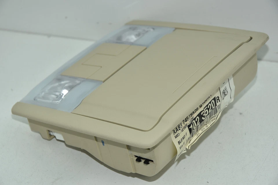 💎 Ford Flex 2009-2012 consola superior domo luz lámpara Wo unidad de techo corredizo OEM Foto 4 de 4