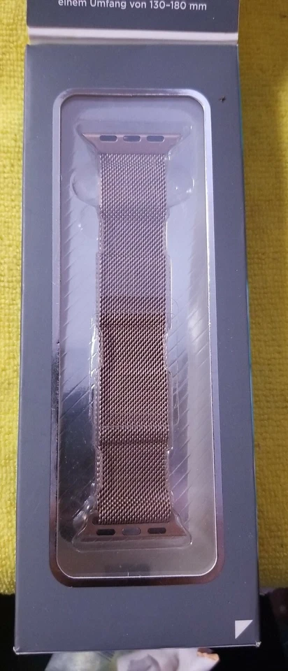 🍊 Correa de malla de acero inoxidable compatible con Apple Watch X-Doria 38 mm Foto 2 de 3