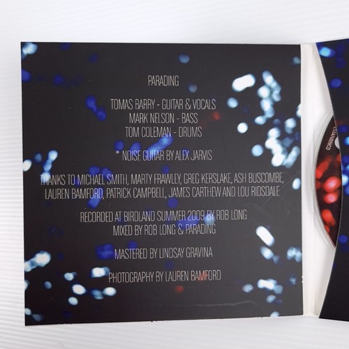 Parading - Parading CD EP 2010 Australia ZMAN009CD Self Titled - Picture 4 of 8
