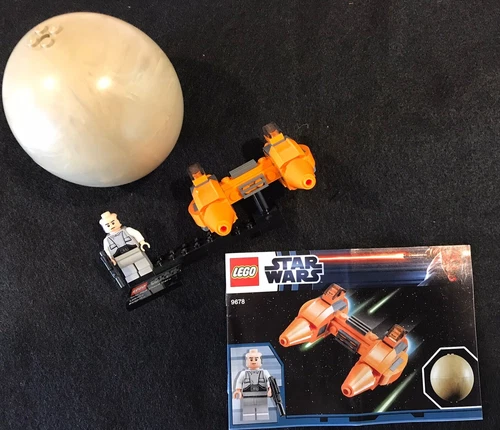 LEGO 9678 STAR WARS Bespin Twin-Pod Cloud Car Lobot Minifigure - Complete Set