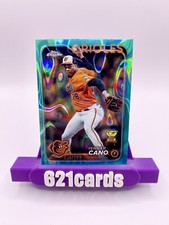 2024 Topps Chrome Yennier Cano Aqua Lava Refractor /199 Baltimore Orioles