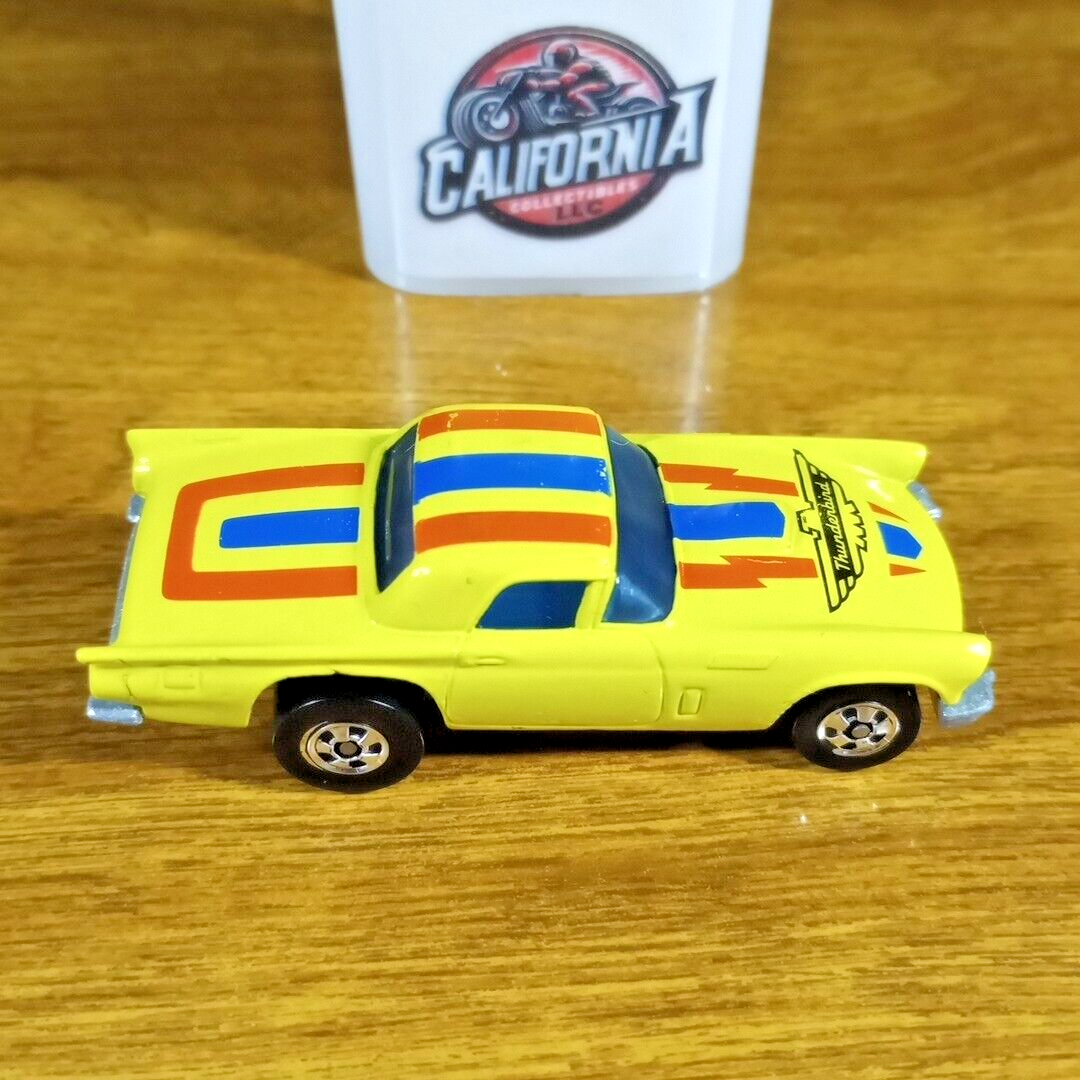 Vintage Hot Wheels '57 T-Bird Yellow No Porthole BW Blackwall