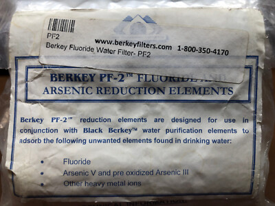 Berkey PF-2 Fluoride Arsenic Reduction Water Filter Elements - 2 Pack