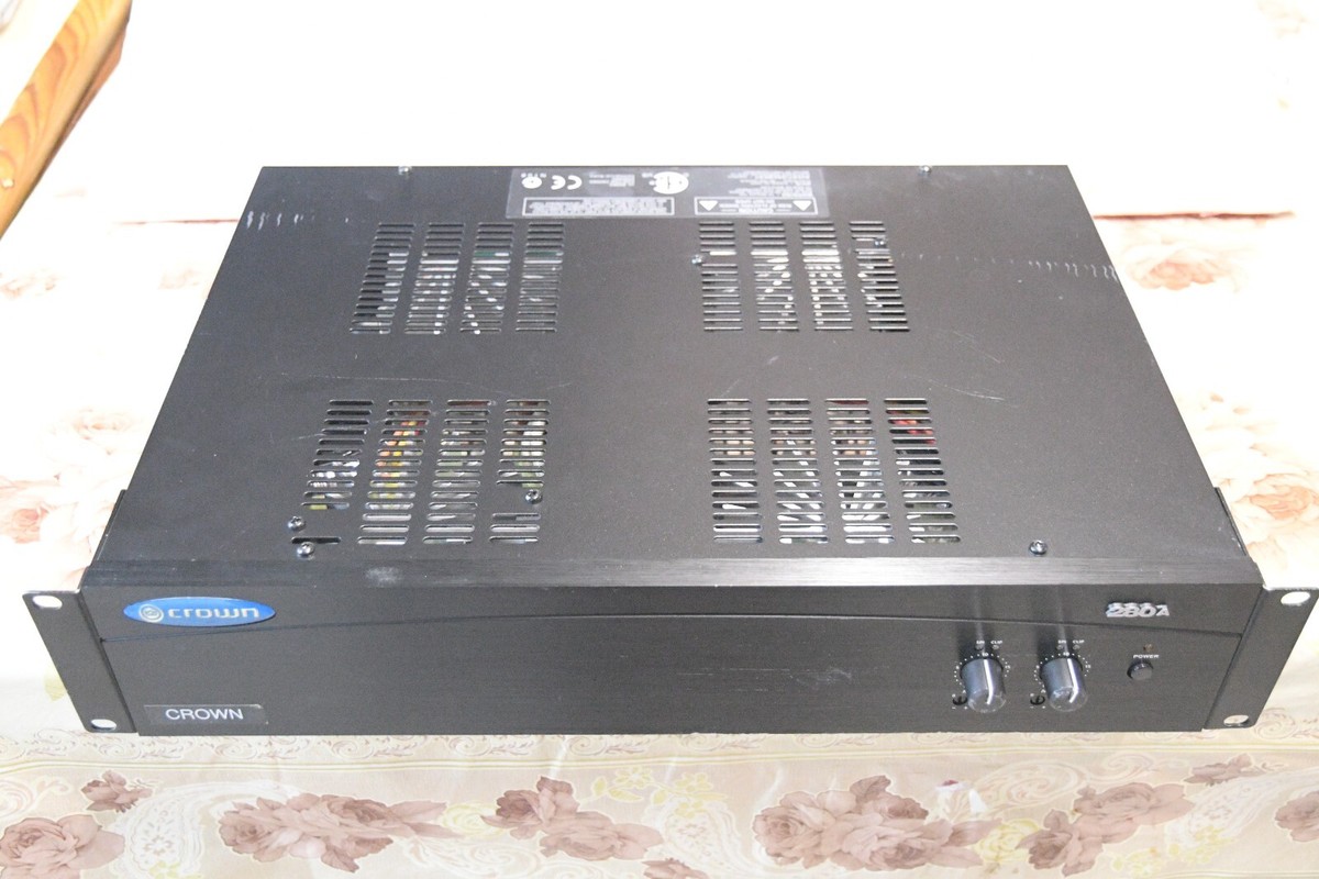 Crown 280A 2 Channel, 2 x 80W Professional Amplifier | eBay Crown 280A 2 Channel, 2 x 80W Professional Amplifier | eBay
