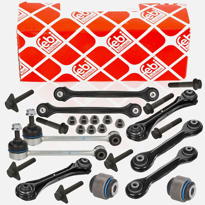FEBI Reparatursatz Querlenker Koppelstange Schrauben Hinten für BMW E81 - E93 X1