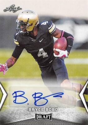 Bryce Bobo autographed Football Card (Colorado) 2018 Leaf Draft Rookie #BABB2