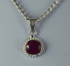 Natural Padparadscha Pink Sapphire Cushion 5.55 Ct Gemstone Certified Pendant