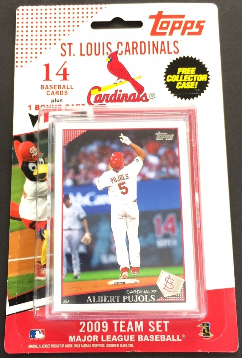 2009 Topps St. Louis Cardinals Baseball ~ 15-Card Factory Sealed