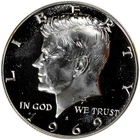 1969 S 50C 40% Proof Silver Kennedy Half Dollar Cameo