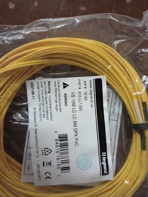 Single Mode Fiber Jumper-15M LC LC- SM DPX PVC Fiber Optics