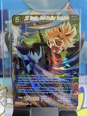 Dragon Ball Super Card TCG TRUNKS part 29 prism by Oden-Ya Rare Japan  Copyright