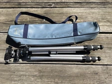 Heiwa Tripod HS-174 Tripod with V-6 Spring Head with Carrying Case