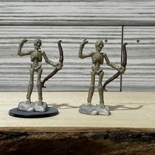 Reaper Bones 77245 Skeleton Warrior Archer x2 Painted