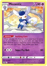 Meowstic - 082/195 - Silver Tempest - Pokemon - English - NM/M