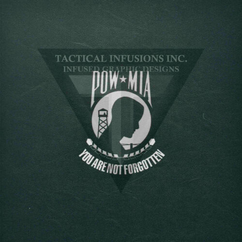 Kydex Infused  POW * MIA Black Background  11 7/8 X 7 7/8   - Picture 1 of 1